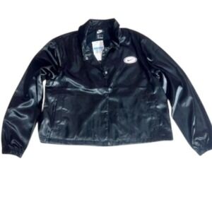Nike Women's Black Coaches Jacket | Size M | NWT | Classic Windbreaker